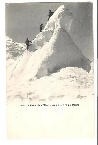Chamonix - Séracs au glacier des Bossons von 1913 (AK4294)
