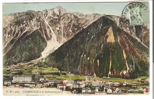 Chamonix et le Brévent von 1924 (AK4295)