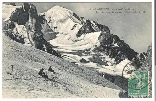 Le Dauphiné Pittoresque, Le Massif de Pelvoux von 1923 (AK4297)