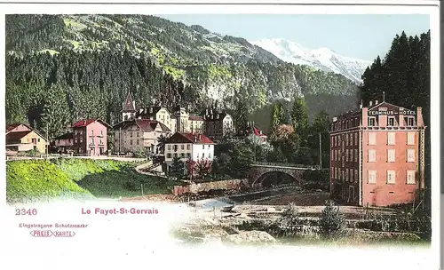 Le Fayet St. Garvais - von 1908 (AK4310)