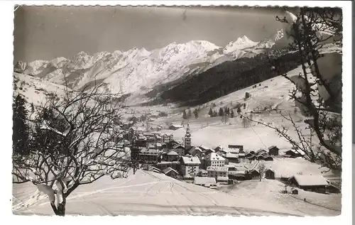 La Clusaz - Vue generale et Chaine des Aravis von 1947 (AK4318)