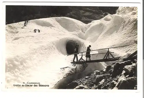 Chamonix - Grotte du Glacier des Bossons von 1913 (AK4321) 