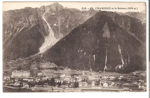 Chamonix et le Brévent von 1927 (AK4326) 