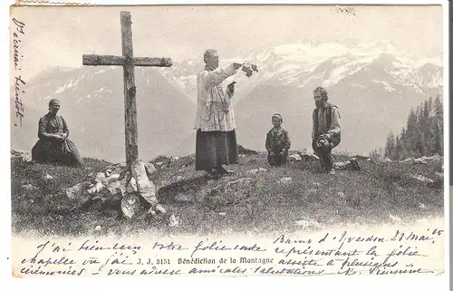 Bénédiction de la Montagne von 1905 (AK4332)