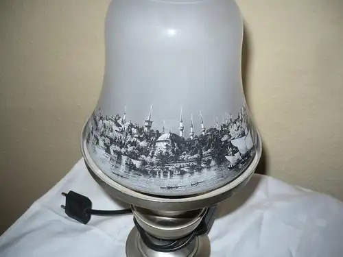 Lampe für Teelicht und Elektrisch - türkisches Motiv (835) Preis reduziert