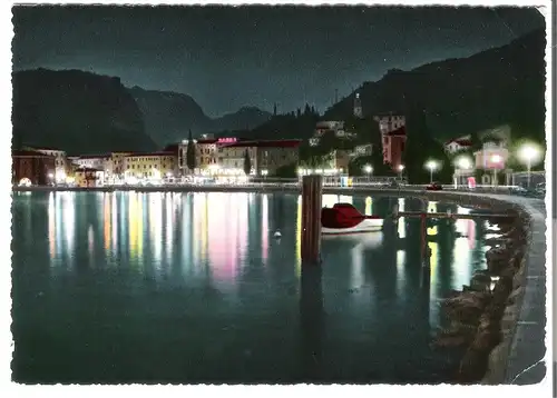 Torbole bei Nacht - Garda See v. 1961 (AK3802)