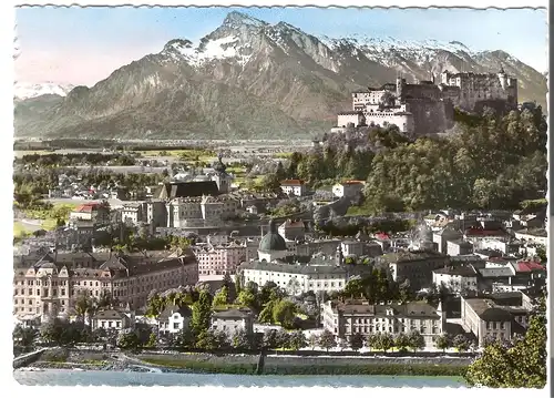 Salzburg - mit dem Untersberg von 1960 (AK3816)