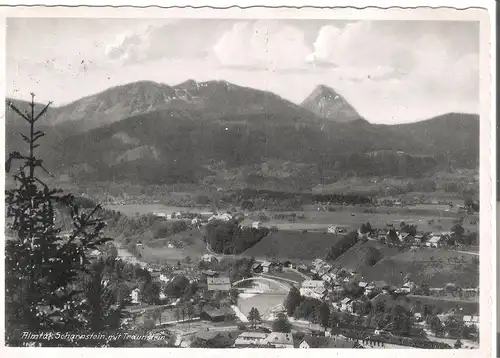Almtal - Scharnstein mit Traunstein von 1943 (AK3830)