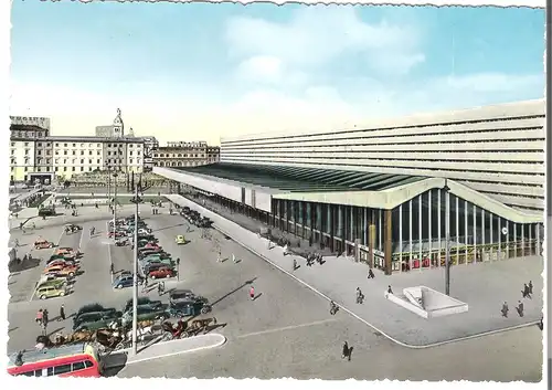 Roma - Der Bahnhofplatz v. 1956 (AK3837)