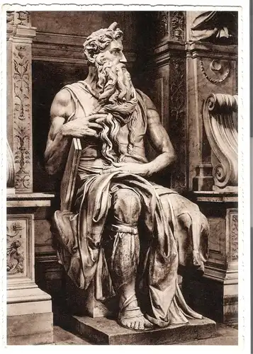 Roma - Mosè di Michelangiolo, Chiesa di S. Pietro in Vincoli v. 1956 (AK3838)