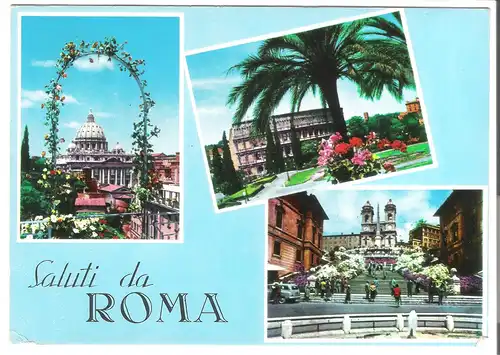 Saluti da Roma - 3 Ansichten v. 1968 (AK3848)