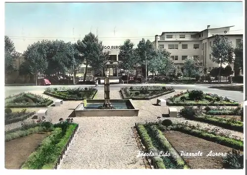 Jesolo Lido - Piazzale Aurora v. 1962 (AK3856)