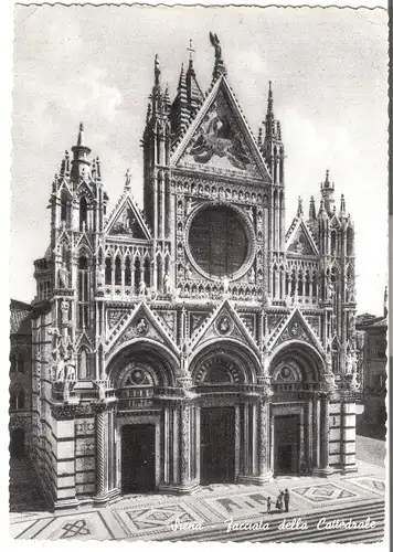 Siena - Facciata della Cattedrale v. 1958 (AK3887)