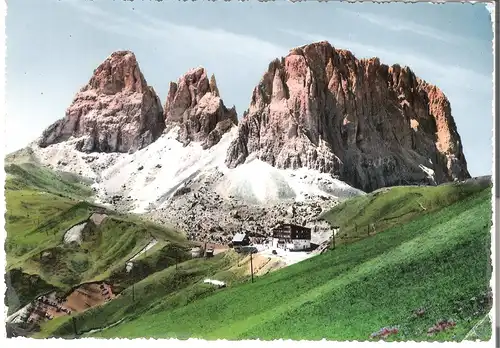 Passo Sella - Albergo Maria Flora v. 1962 (AK3894)
