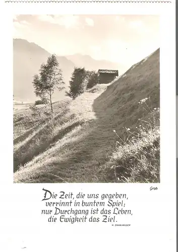 Im Oberprinzgau - mit Spruch von H.Dannhäuser v. 1962 (AK3896)