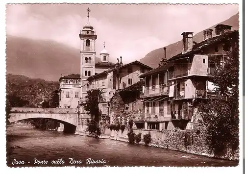 Susa - ponte sulla Dora Riparia v. 1958 (AK3900)