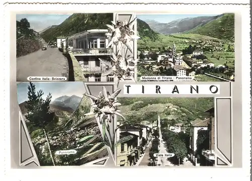 Tirano - 4 Ansichten v. 1958 (AK3903)