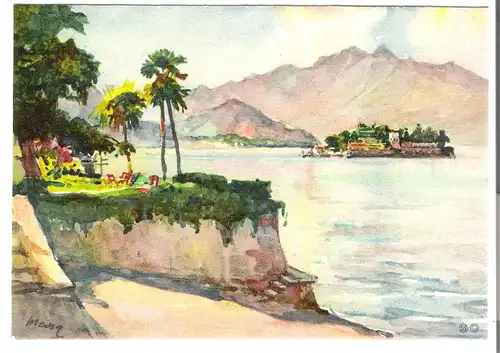 Lago Maggiore - Isola Bella vista da Stresa v. 1959 (AK3912)
