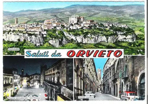 Orvieto - 3 Ansichten v. 1965 (AK3921)