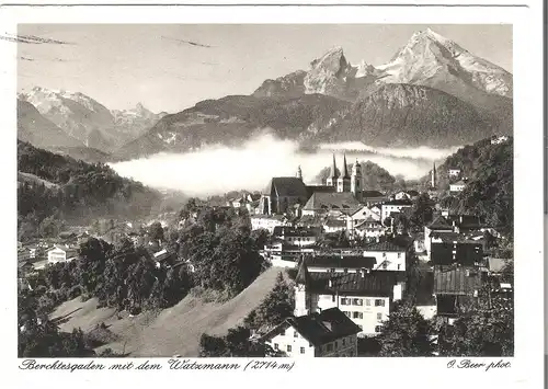 Berchtesgaden mit dem Watzmann v. 1956 (AK3924)