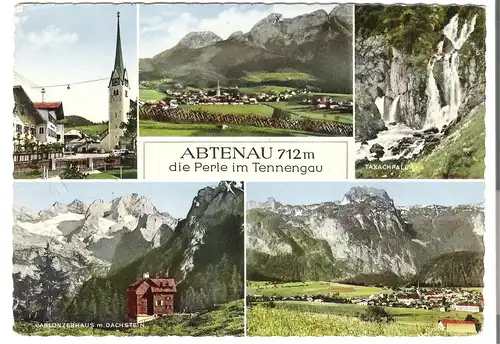 Abtenau - die Perle im Tennengau - 5 Ansichten v. 1962 (AK3944)