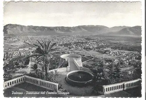 Palermo - Panorama dal Castello Utveggio v. 1952 (AK3966)
