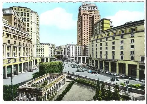 Genova - Piazza Dante e il Chiostro di S.Andrea v. 1962 (AK3978)