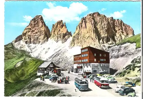 DOLOMITI - Albergo Maria Flora al Passo Sella v. 1959 (AK3985)