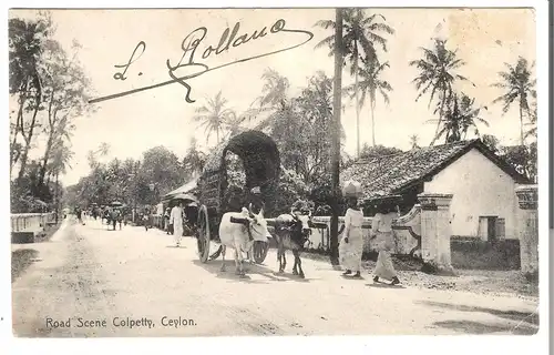 Road Scene Colpety - Ceylon v. 1906 (AK4343)