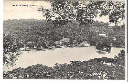 The Lake - Kandy - Ceylon v. 1905 (AK4347)