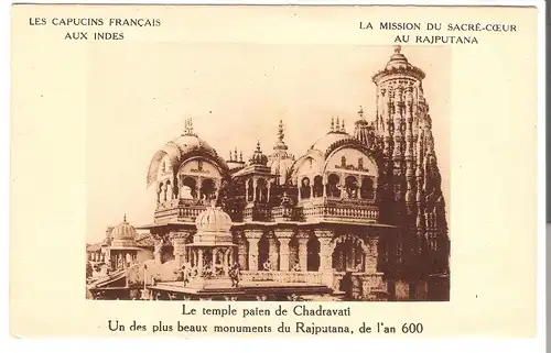 Le temple palen de Chadravati - Indien v. 1910 (AK4371)