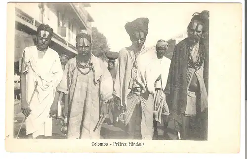 Colombo - Prétres Hindous - Ceylon v. 1910 (AK4373)