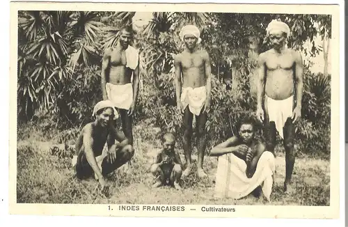 1. Indes Francaises - Cultivateurs v. 1912 (AK4377)