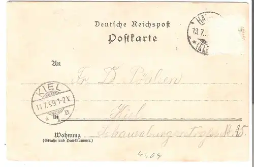 Gruss aus Harburg- 5 Ansichten v. 1899 (AK4404)