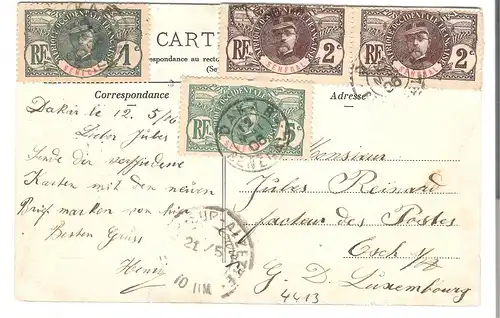 Casamance-Sénégal - Chasse à la panthère v. 1906 (AK4413)