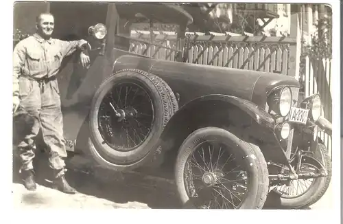 Benz LKW mit Monteur v. 1940 (AK4415)