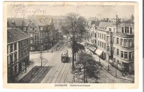 Duisburg - Mülheimerstrasse v. 1919 (AK4429)