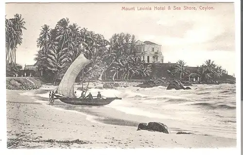 Mount Lavina Hotel & Sea Share - Ceylon v. 1948 (AK4442)