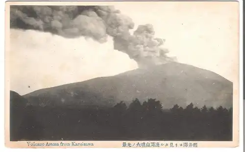 Volcano Asama from Karuizawa v. 1910 (AK4444)