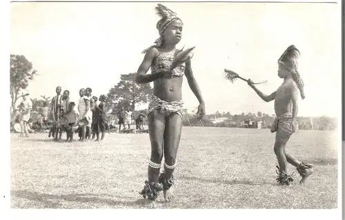 Cote d\'Ivoire - Jeunes danseuses de Man v. 1934 (AK4454)