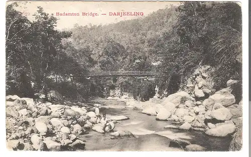 Badamton Bridge - Darjeeling v. 1907 (AK4457)