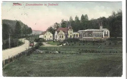 Aachen - Linzenhäuschen im Stadtwald v. 1913 (AK4485)