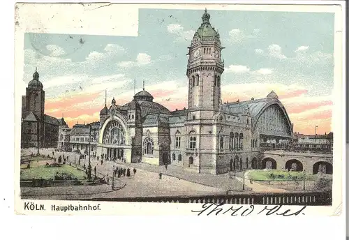 Köln - Hauptbahnhof v. 1905 (AK4487)