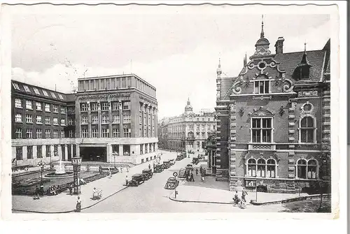 Mähr. Ostrau - Städtische Sparkasse v. 1942 (AK4490)