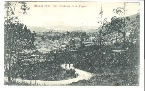 Newara Eliya from Ramboda Pass, Ceylon v. 1905 (AK4501)