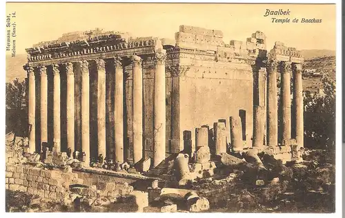 Baalbek - Temple de Bacchus v. 1911 (AK4510)