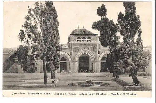 Jerusalem, Moschea di El Aksa v. 1911 (AK4511)