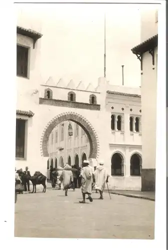 Strassenscene in Marrakech v. 1916 (AK4531)