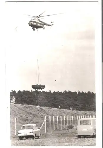 Hubschraubereinsatz an der Küste am Deich v. 1968 (AK4534)