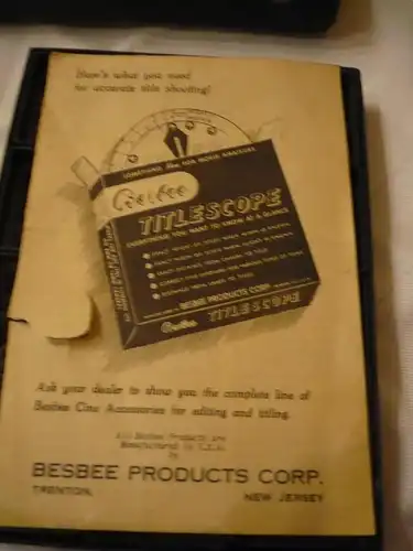 Besbee - Pocket Title Letter Set - in org. Karton - älter (912) Preis reduziert